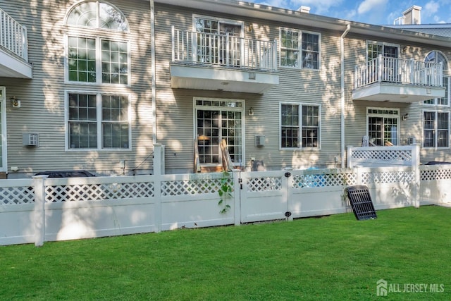 97 Osprey Dr, Old Bridge, NJ 08857 - back of property featuring a balcony