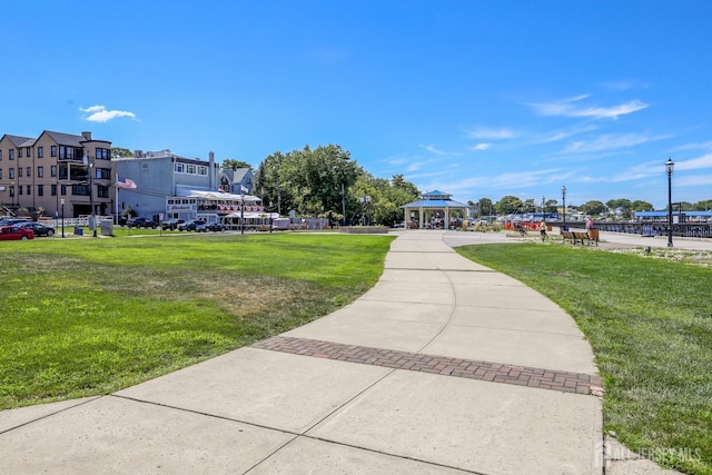 309 1st St, Keyport, NJ 07735 - view of home's community with a gazebo and a yard