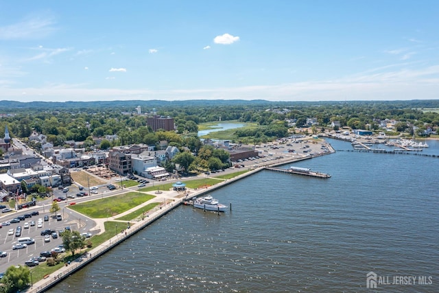 309 1st St, Keyport, NJ 07735 - bird's eye view of a nearby body of water