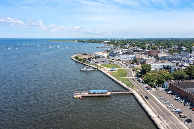 309 1st St, Keyport, NJ 07735 - aerial view of a large body of water