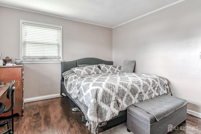 2 Bradley Dr, Edison, NJ 08817 - bedroom with crown molding and wood finished floors