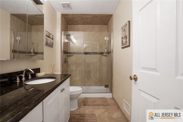 9 Lavender Way E, Brunswick, NJ 08816 - bathroom with vanity, tile patterned flooring, and a shower stall