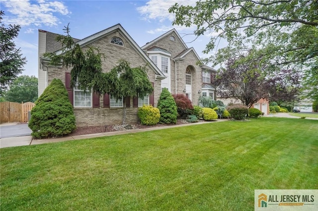 9 Lavender Way E, Brunswick, NJ 08816 - view of front of home with brick siding