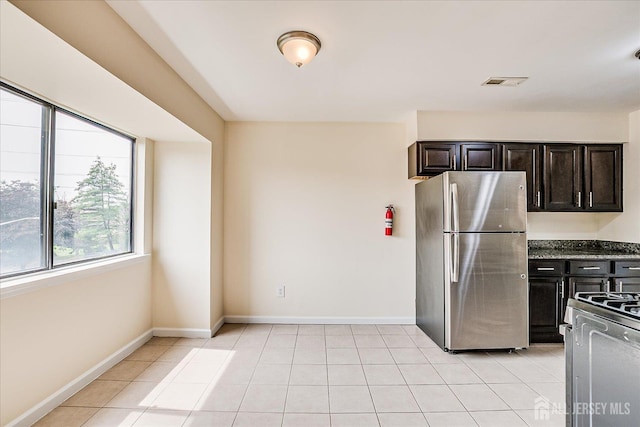 223 Edison Glen Ter, Edison, NJ 08837 - kitchen with stainless steel appliances and light tile patterned floors