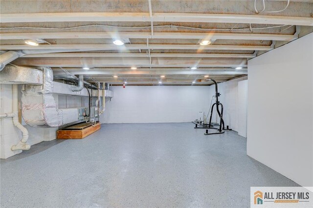 607 Almon Ave, Woodbridge Proper, NJ 07095 - view of unfinished below grade area