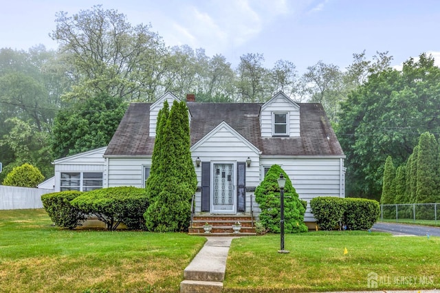 125 Deerfield Rd, Sayreville, NJ 08872 - cape cod home featuring a chimney
