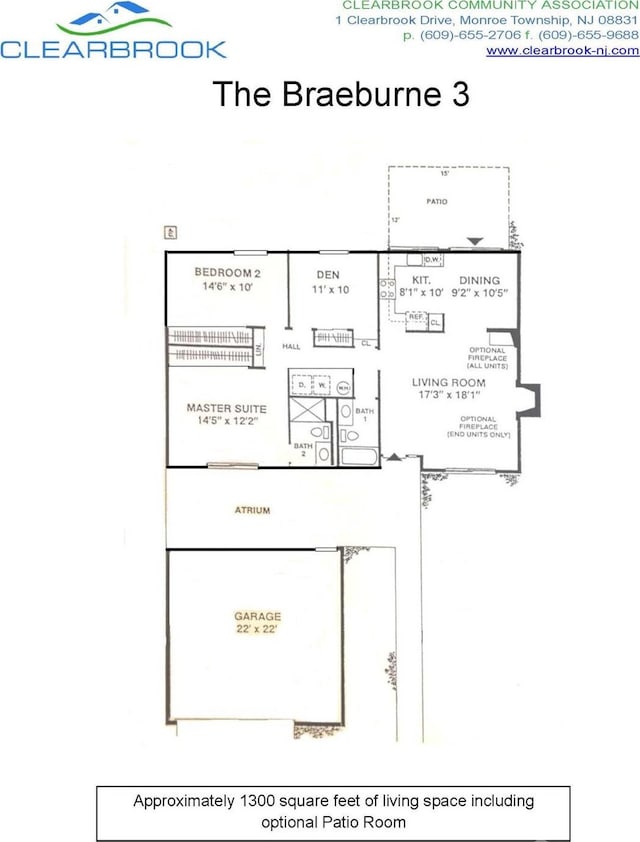 17 Celtis Plz Unit B, Monroe, NJ 08831 - view of room layout