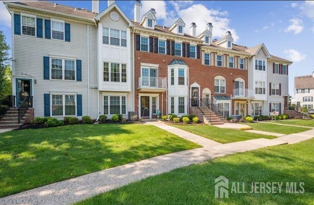 4108 Dilts Ln, Bridgewater, NJ 08807 - multi unit property with a front yard and a residential view