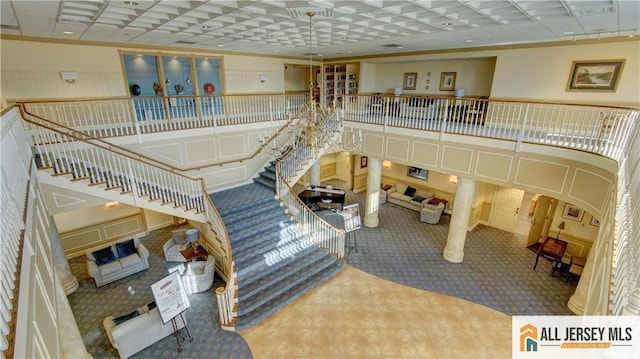 view of community lobby