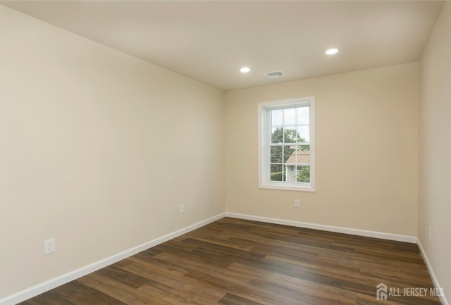 15 Bradley Dr, Edison, NJ 08817 - empty room featuring recessed lighting and dark wood-type flooring