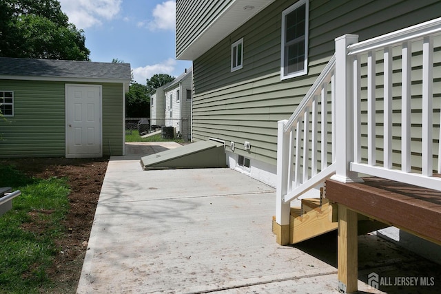 15 Bradley Dr, Edison, NJ 08817 - view of patio / terrace with stairs