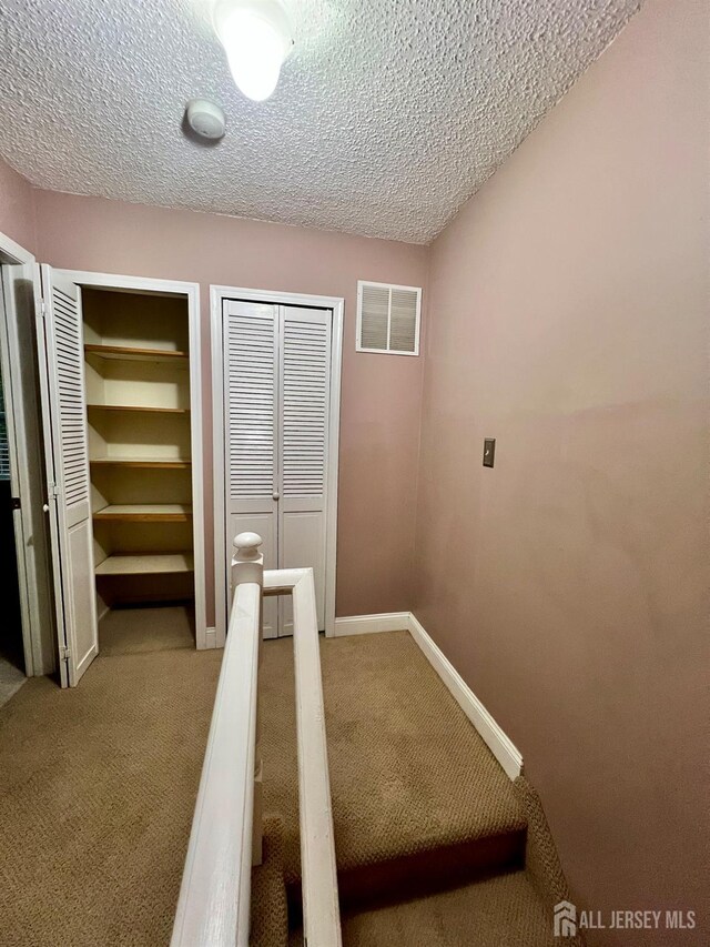 37 Albury Way N, Brunswick, NJ 08902 - hall featuring carpet and a textured ceiling