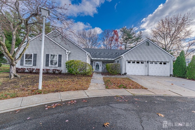 ranch-style house with a garage