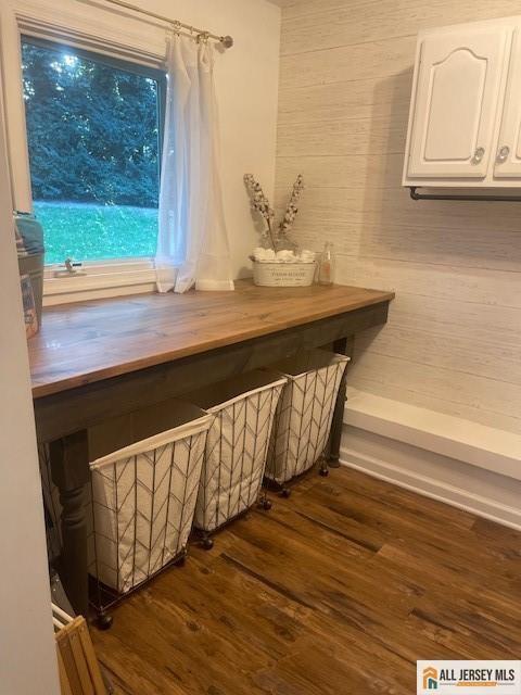 interior details featuring wood finished floors