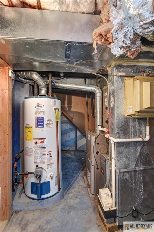 27 Laurel St, South Amboy, NJ 08879 - utility room with gas water heater