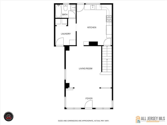 27 Laurel St, South Amboy, NJ 08879 - view of room layout