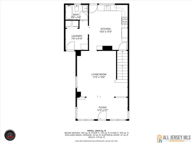 27 Laurel St, South Amboy, NJ 08879 - view of room layout