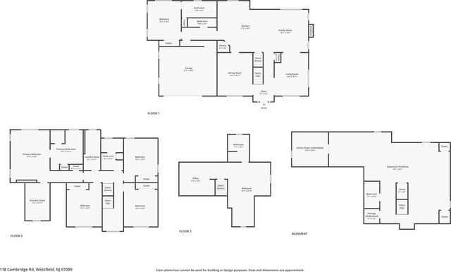 118 Cambridge Rd, Westfield, NJ 07090 - property floor plan