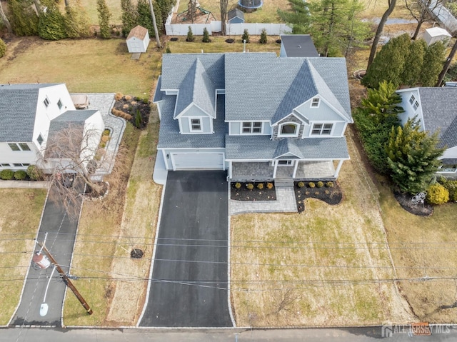 drone / aerial view