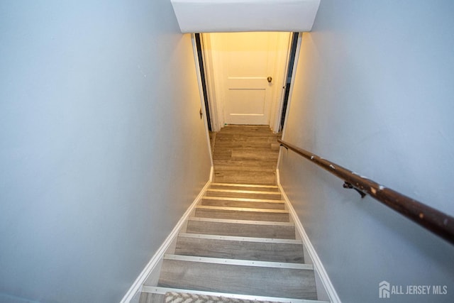719 Charles St, South Amboy, NJ 08879 - stairs with wood finished floors