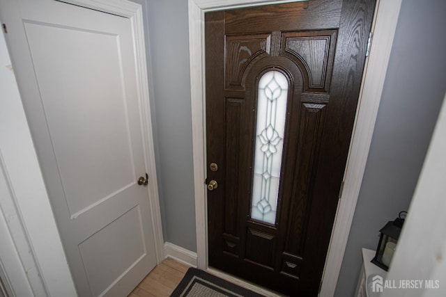 719 Charles St, South Amboy, NJ 08879 - entryway with light wood-style floors and baseboards