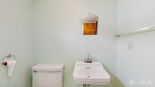 190 S Moetz Dr S, Milltown, NJ 08850 - half bath featuring a sink and toilet