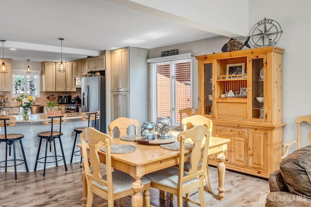 8 Bahia Ct, Brick, NJ 08723 - dining area featuring light wood-style flooring