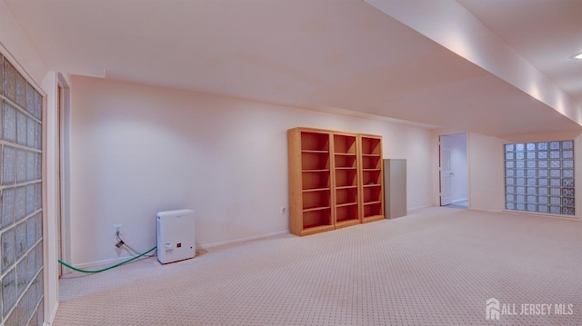 bonus room with carpet