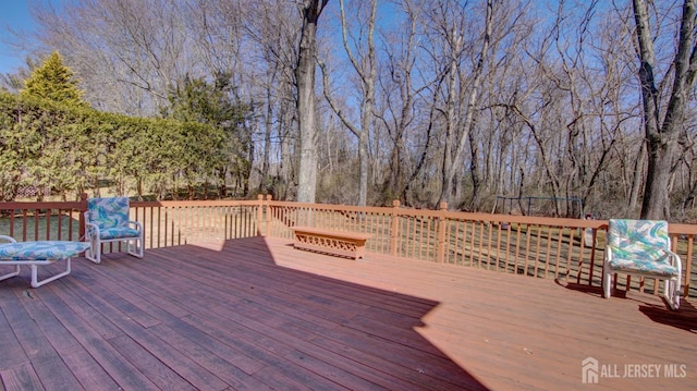 view of deck