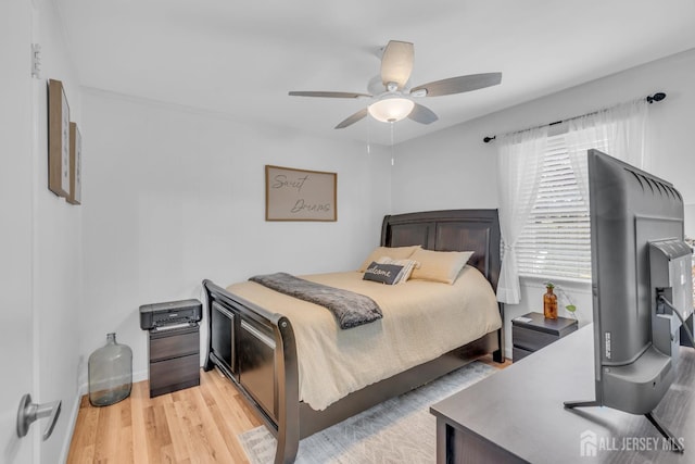 1 Highview Rd, East Brunswick, NJ 08816 - bedroom featuring light wood finished floors and a ceiling fan