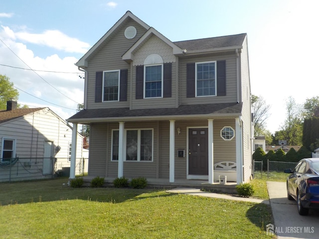 view of front of home with a porch