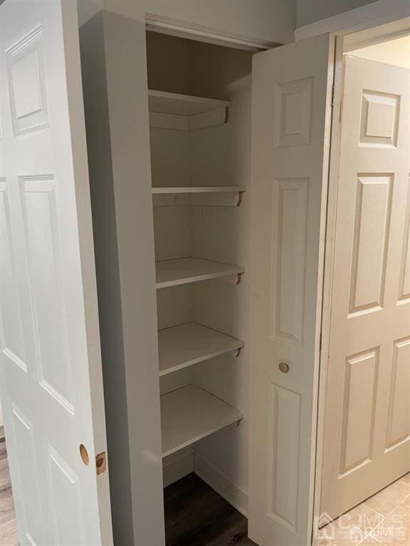 view of closet