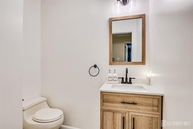 9 NW Fielding Pl, Edison, NJ 08820 - half bathroom featuring toilet and vanity