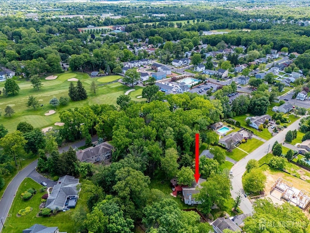9 NW Fielding Pl, Edison, NJ 08820 - aerial view of property and surrounding area with nearby suburban area and a local golf course