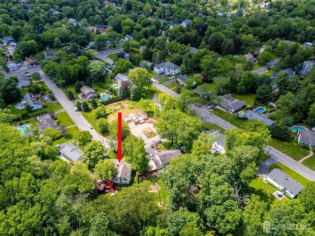 9 NW Fielding Pl, Edison, NJ 08820 - aerial view of property and surrounding area featuring nearby suburban area