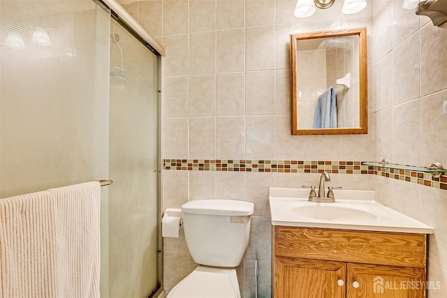 9 NW Fielding Pl, Edison, NJ 08820 - full bath featuring tile walls, vanity, and a shower stall