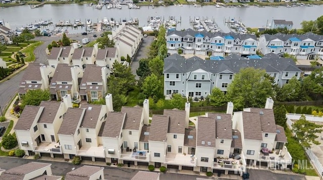 580 Patten Ave Unit 53, Long Branch, NJ 07740 - aerial perspective of suburban area with a nearby body of water
