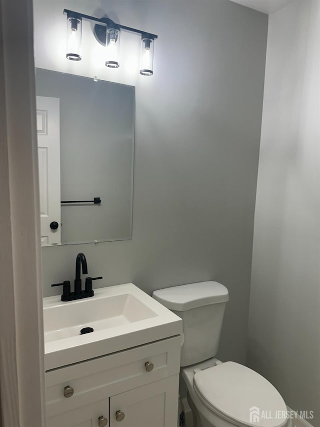 8 Bristol Dr, North Brunswick, NJ 08902 - half bath with vanity and toilet