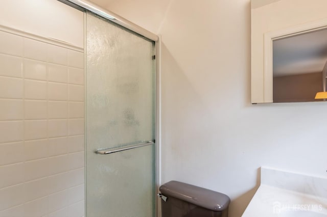 14 Agate Rd, East Brunswick, NJ 08816 - full bath with a shower stall, toilet, and vanity