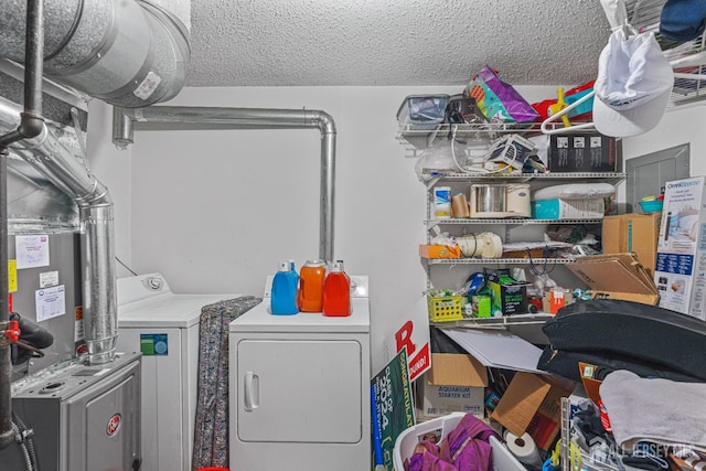 199 Prestwick Way, Edison, NJ 08820 - washroom with separate washer and dryer and a textured ceiling