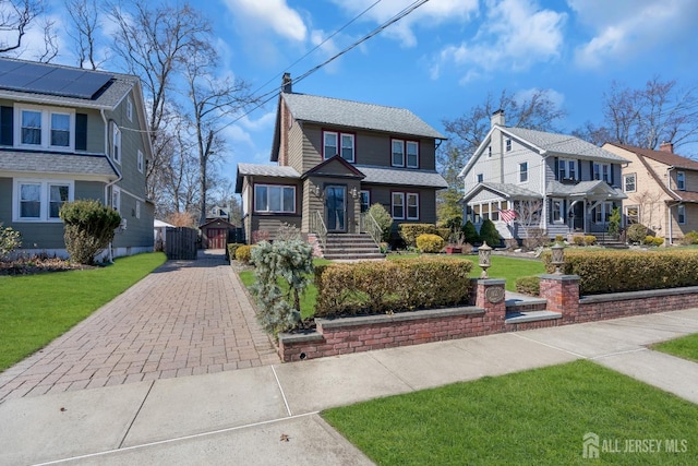 1135 Dorsey Pl, Plainfield, NJ 07062 - view of front of property with a residential view and a gate