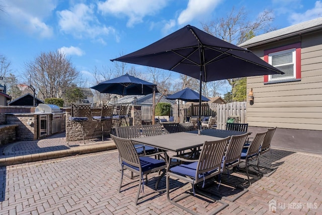 1135 Dorsey Pl, Plainfield, NJ 07062 - view of patio / terrace featuring an outdoor kitchen and outdoor dining area