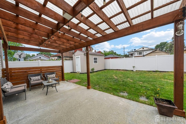 80 Sonora Ave, Iselin, NJ 08830 - view of patio / terrace with a pergola