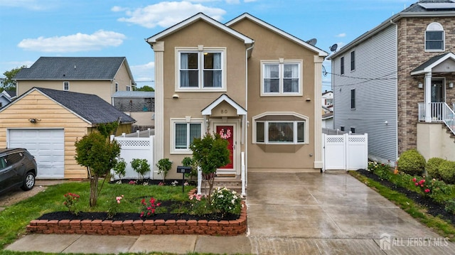 80 Sonora Ave, Iselin, NJ 08830 - view of front of property featuring stucco siding and entry steps