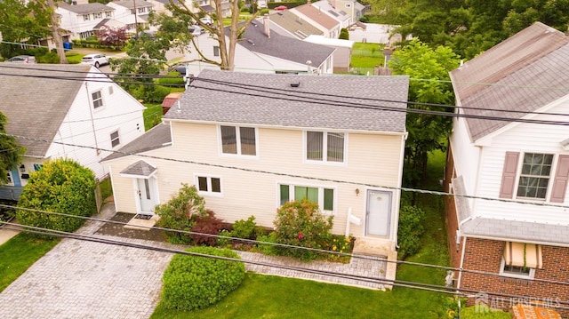 314 Benjamin Ave, Iselin, NJ 08830 - aerial view of residential area featuring property parcel outlined