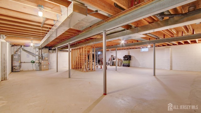 39 Leeds Ln, Monroe, NJ 08831 - unfinished below grade area featuring water heater and heating unit