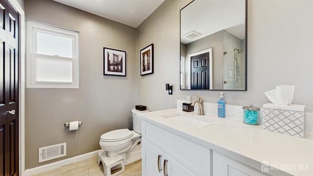 9 Helene St, Old Bridge, NJ 08857 - full bath with vanity, baseboards, toilet, and a shower