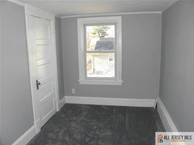5 E Kupsch St, Sayreville, NJ 08872 - unfurnished room featuring carpet flooring, baseboards, and crown molding