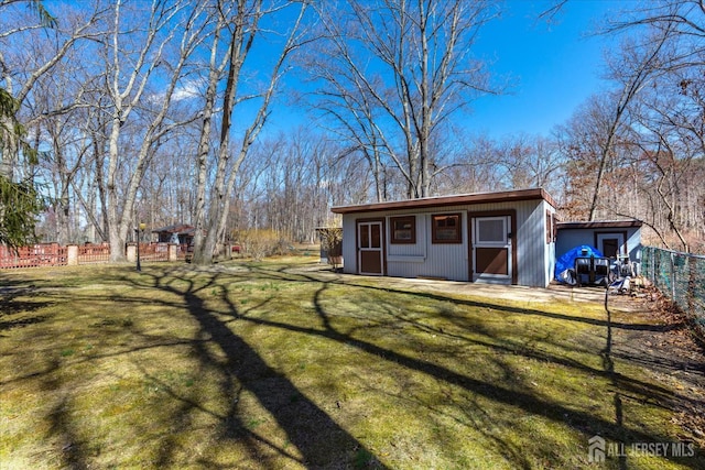 75 Brown Rd, Howell, NJ 07731 - rear view of property featuring an outdoor structure