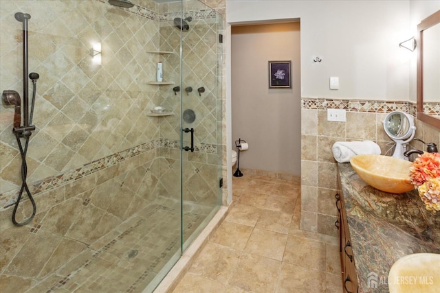 75 Brown Rd, Howell, NJ 07731 - full bathroom with vanity and a shower stall